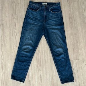 Madewell High Waisted Mom Jean Size 27